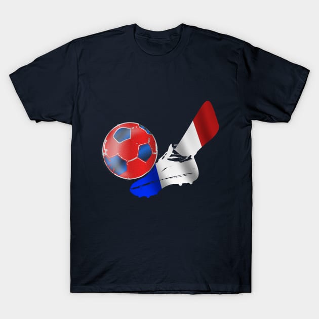 Intl. Soccer - France T-Shirt by geodesyn